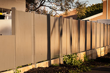 Compressed sheet and steel fence